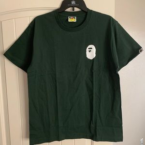 A bathing ape Bicolor multi logo tee